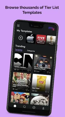 Tier Maker, Tier Lists - Lomo android App screenshot 4